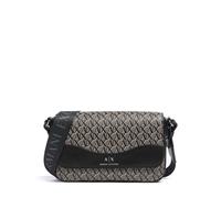 Armani Exchange Wave Monogram Borsa a tracolla marrone, pelle sintetica, donna