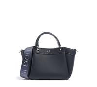 Armani Exchange Wave S Borsa a mano blu, pelle sintetica, donna