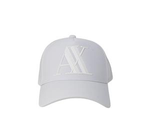 Armani Exchange White Cotton Cap (Baseball Hat) - UNI