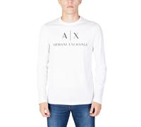 Armani Exchange White Cotton Long Sleeve - IT54 | XXL