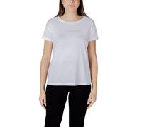 Armani Exchange White Cotton T-Shirt - IT42|M