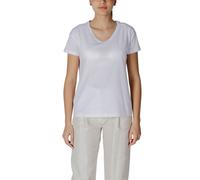 Armani Exchange White Cotton T-Shirt - IT42|M
