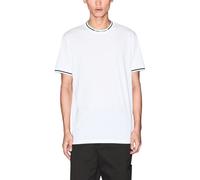 Armani Exchange White Cotton T-Shirt - IT42 | XS