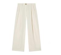 Armani Exchange - Wide Pantaloni With Pleats - - Trousers - Donna - Bianco - M