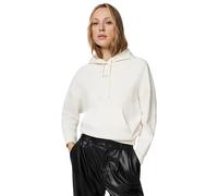Armani Exchange Women's Cross Gender, Cuffed Sleeve Small Front Logo Relaxed Fit, Felpa, Bianco, L, ISO, L