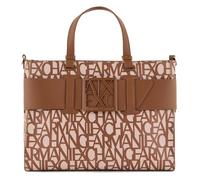 Armani Exchange Borsa a mano beige, cotone, donna