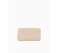 Armani Exchange Exchange Wave Continental Zip Around Wallet, Intorno Donna, Valle, Taglia Unica