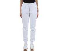 Armani Exchange Icon Project, Color Contrast Emboidered Logo Pantaloni della Tuta, Bianco Ottico, L Donna