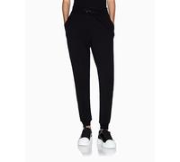 Armani Exchange Women's Icon Project, Shiny Studs Logo, Pantaloni della Tuta, Nero, L, Nero, L