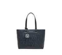 Armani Exchange Liz M Borsa shopper nero, pelle sintetica, donna