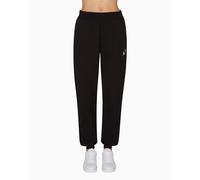 Armani Exchange Women's Side Logo Cuffed Leg Pull on, Felpa con Cappuccio, Nero, XS, Nero, XS