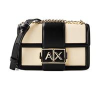 Armani Exchange Borsa a tracolla da donna Armani Exchange Jodie in tela (confezione da 1), Naturale/nero, One Size, BORSA MESSENGER