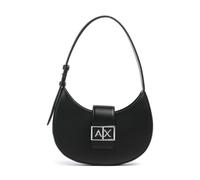 Armani Exchange Jodie, Silver Zip, Metal Logo, Hobo Donne, Nero, m