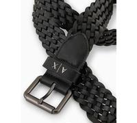Armani Exchange Woven Leather Belt Cintura Uomo