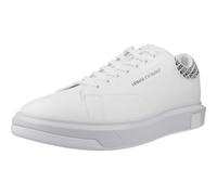 Armani Exchange Xux123 Sneakers Con Lacci In Ecopelle Da Uomo K488 OP.WHITE+BLACK 40