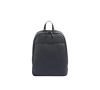 Armani Exchange Zaino da uomo Alex, classico, logo Embossed con cerniera argentata, blu navy, taglia unica