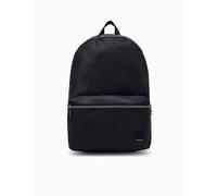 Armani Exchange Zaino da uomo con doppia tasca laterale con logo, blu scuro, medio, Blu scuro, Medium