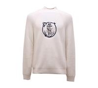 Armani - Maglione Lupetto Wool/Cotton Sweater - -Knitwear -Uomo -Bianco -M