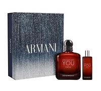 ARMANI STRONG WITH YOU PARFUM 100ML PARFUM + 15ML PARFUM SPRAY GIFTSET 2025