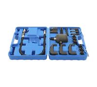 Armanyya Diesel - Iniettore pneumatico, 24 pezzi, in acciaio C45, per Bosch Delphi Denso Siemens 19, adattatore 5-8 bar, con valigetta in alluminio, 37 x 27 cm
