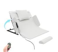 Armanyya Schienale elettrico sollevabile con telecomando, 10 - 80 ° elettricamente regolabile, portata 100 kg per soggiorno, camera da letto, case di cura, 120 × 97 × 73 cm (bianco)