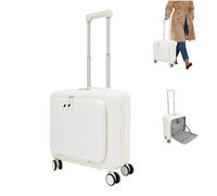 Armanyya Valigia a mano da 18" con scomparto per laptop, valigetta da viaggio con porta USB, 45 x 24 x 41 cm, leggera, custodia rigida, lucchetto per password, capacità di carico 50 kg per viaggi