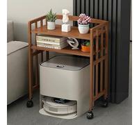 Armario Stand Per Vuoto Del Robot,Rack Di Stoccaggio Sopra Il Robot Spazzatore,Tavolo Di Fine Accento Con Ruote,Tavolo Di Fine Tavolo Divano Moderno,Per Il Soggiorno Cucina Per Ufficio Domestico,