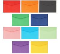 Armastuse 100 Pezzi Mini Buste Colorate per Lettere, 11.5 × 8.2cm Carino Buste Piccole per Matrimoni, Feste, Forniture Festa di Compleanno (10 Colori)