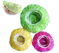 Armastuse 60 pezzi Coperchi per ciotole in plastica da, coperchi per alimenti in plastica morbida grandi, medi e piccoli per frutta e verdura per prevenire la polvere e mantenerli freschi