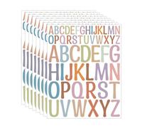 Armastuse Adesivi con lettere, 8 fogli (416 pezzi), lettere adesive colorate, autoadesive, in vinile, per cassetta postale, segni, numero di indirizzo