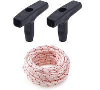 Armastuse Corda di avviamento da 10 m, 3,5 mm, con 2 pezzi, per tosaerba, tagliaerba, decespugliatore, parti motore, motoseghe