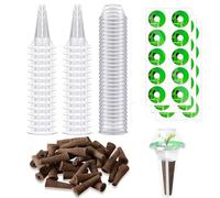 Armastuse Di Coltivazione Idroponica Vasi,Spugne Per Coltivazione Idroponica,30 Pezzi Kit Di Baccelli Per Semi Per La Crescita Delle Radici Per Interni Giardino Sistema Di Coltivazione Idroponica