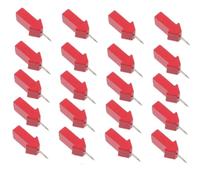 Armastuse Spilli,50 Pezzi chiodi di utilità spingere chiodini per bacheca spinta della puntina da disegno puntine da disegno uffizi segnaposto puntina in legno decorazione murale di legno rosso