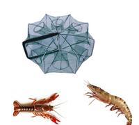 Armastuse Trappola per Rete da Pesca, 6 Fori Automatica Gabbia, Portatile, Pieghevole, Per Granchi, Gamberi, Pesci, Pesciolini, Gamberetti, Trappola Per Gamberetti, Trappola Pesci, Rete Trappola Pesca