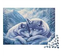 Armata dei lupi d'inverno Puzzles 1000 Pezzi In cartone Resistente, Un Puzzle Per Gioco Educativo Per La Sgonfiatina, Ideale Per Attività Fuzzle Post-scuola, 70x50cm/