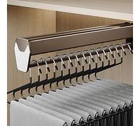 Armata di estrazione telescopica Closet Ricetta per ganci per vestiti a scomparsa 18 pollici per l'organizzazione del guardaroba per l'organizzazione LWX