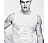 Armata di Mare Canotta Caraco da Uomo Bianca Spalla Larga intimo Cotone GT201