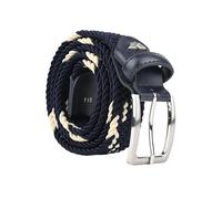 Armata di mare Cintura Elastica Intrecciata, Uomo Donna, Con Inserti in Vera Pelle, Scatola Regalo