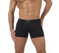 Armata di mare Set 3 Boxer da Uomo Parigamba in Cotone Elasticizzato con Vita Media (5-L, Nero)