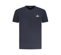 Armata Di Mare, ,Tops ,Uomo ,Blu ,L T-shirt Uomo in Cotone Blu con Stampa Distintiva
