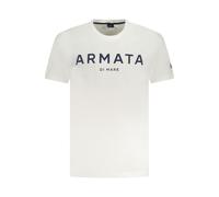 Armata Di Mare White Cotton Men T-Shirt - XXL