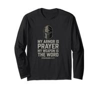Armatura di Dio. Guerra spirituale cristiana. Efesini 6:11 Maglia a Manica