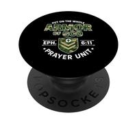 Armatura di Dio Unità di Preghiera Efesini 6:11 Christian Camo PopSockets PopGrip Adesivo