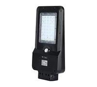 V-TAC Armatura Stradale LED SMD 15W con Pannello Solare Colore Nero 6000K IP65