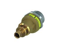Armature de sécurité gaz TECEflex, utilisable verticalement vers le haut ou horizontalement, 750206, 750206, Versione: 25 x filettatura esterna 1" GSK 4/TAE
