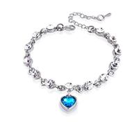 Armband Beste Freundin Gravur Foreign Trade Hot Fashion Female Korean Version Jewelry Manufacturers Armband Koralle Rot (Sky Blue, One Size)