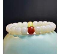 Armband Bracciale Feng Shui Braccialetto di perline di agata Bodhi bianca naturale Buona fortuna for i braccialetti da donna Allontana il talismano malvagio for la prosperità Denaro 2022 Gioielli meta