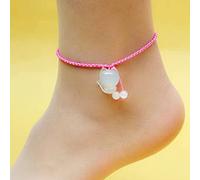 Armband Feng Shui Love Cavigliera Bracciale Agata Rossa Naturale Ametista Volpe a Nove Code Cavigliera Corda Rossa for Donne Ricchezza Cavigliera Spiriti Maligni Talismano Prosperità Denaro Gioielli M