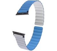 Armband für Apple Watch, 38/40/41 mm, blu/hellgrau/schwarz