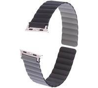 Armband für Apple Watch 42/44/45/49 mm schwarz/grau/silber
